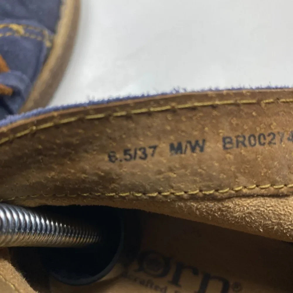 BORN Temple II Women Casual Boot Women's 6.5 US Navy‎ Braided Granola Earthy - Picture 8 of 10